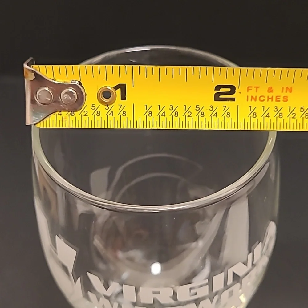 Pair of Virginia Wineworks Festival Wine Glasses